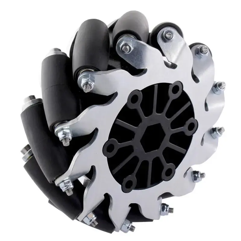 AndyMark 4in. BB Mecanum Wheel 0.5in. Hex Bore Left