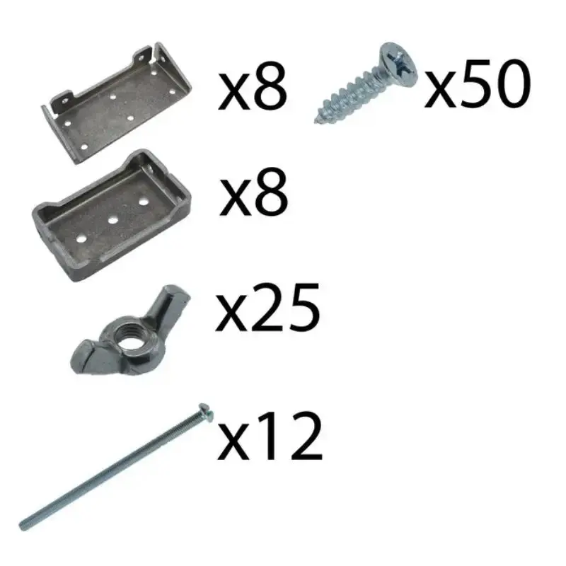 AndyMark AM14U4/U5 Bumper Bracket & Fastener Kit