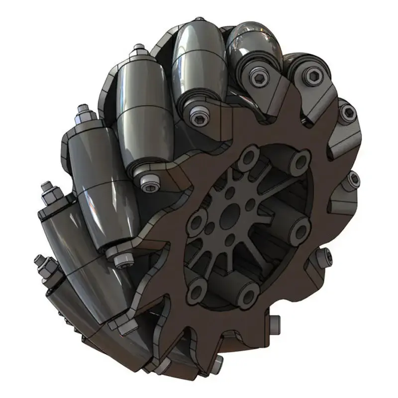 AndyMark BB Mecanum Wheel 4in. Nub Bore Left