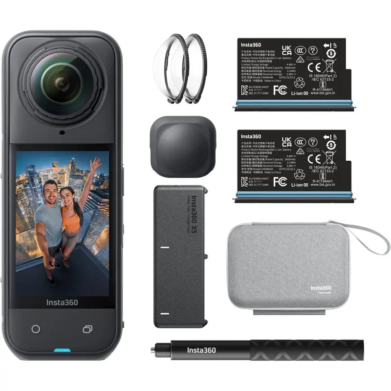Insta360 X5 360 Action Camera Essentials Bundle