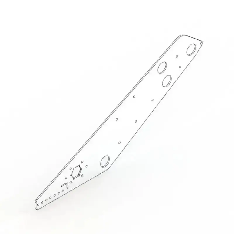 AndyMark Everybot 2023 Polycarbonate Intake Plate