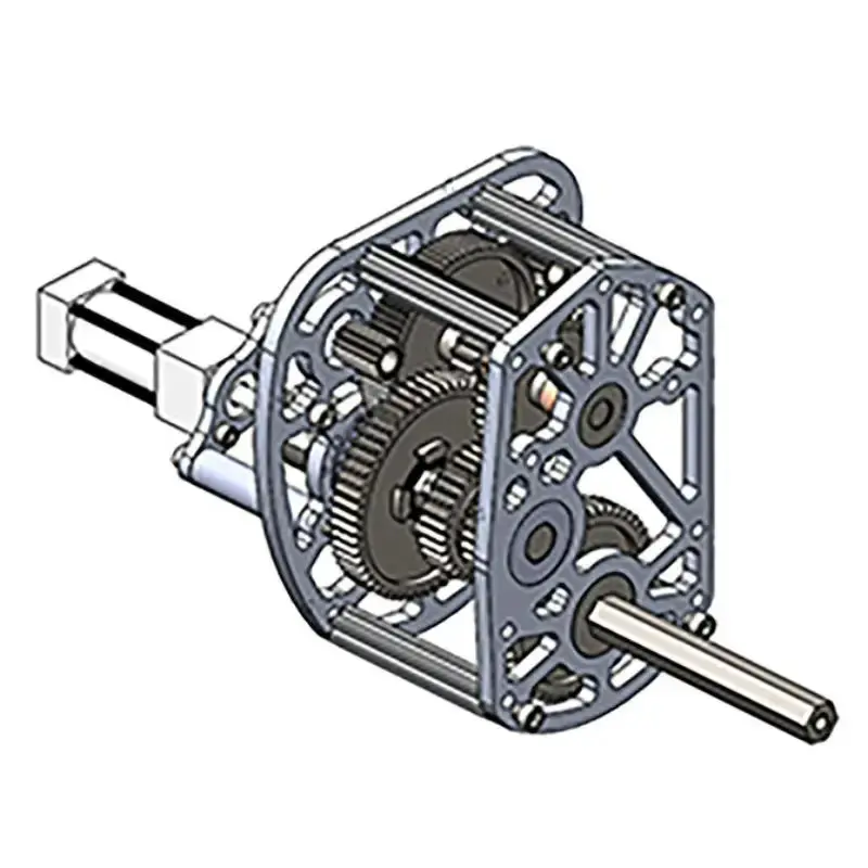 AndyMark EVO Shifter am14u Family Hex Shaft, StageA 3 Stage - 05.45:1 Ratio 1.14:1, StageB 3 Stage - 25.90:1 Ratio 1.14:1