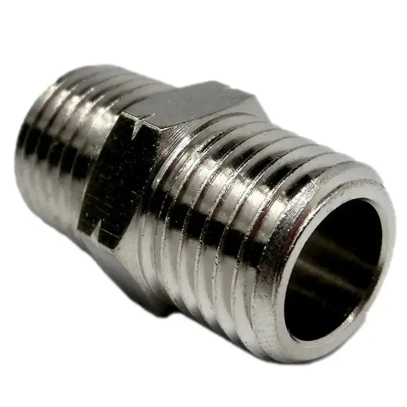 AndyMark Brass Hex Nipple 1/4in. NPT