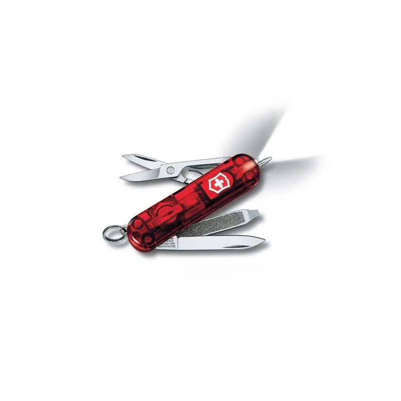 Victorinox Signature Lite - Transparent Red 58mm - V0.6226.T