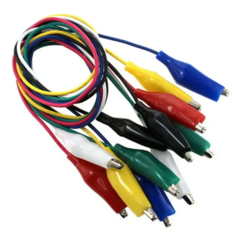 AndyMark Mini Alligator Clip Cable Set (6 Cables, 22 AWG, 15in.)