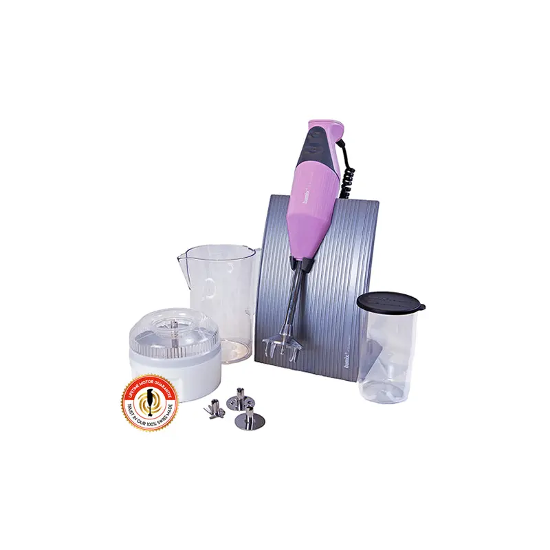 Bamix Swissline 200W Hand Blender - Pink