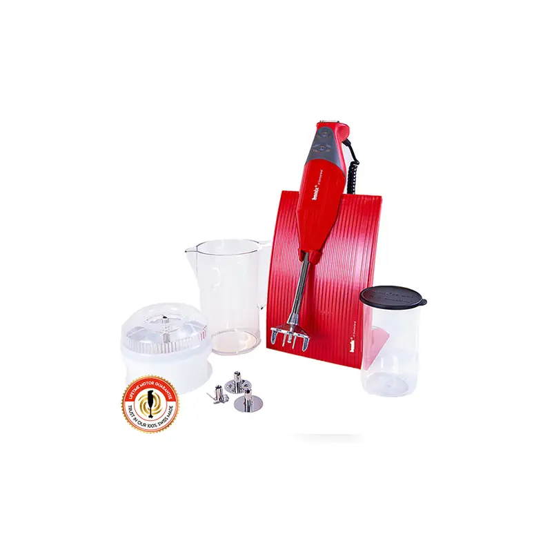 Bamix Swissline 200W Hand Blender - Red