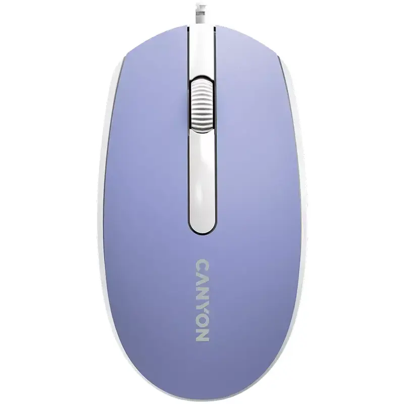 Canyon CM-10ML Wired Mouse Black Mountain Lavender