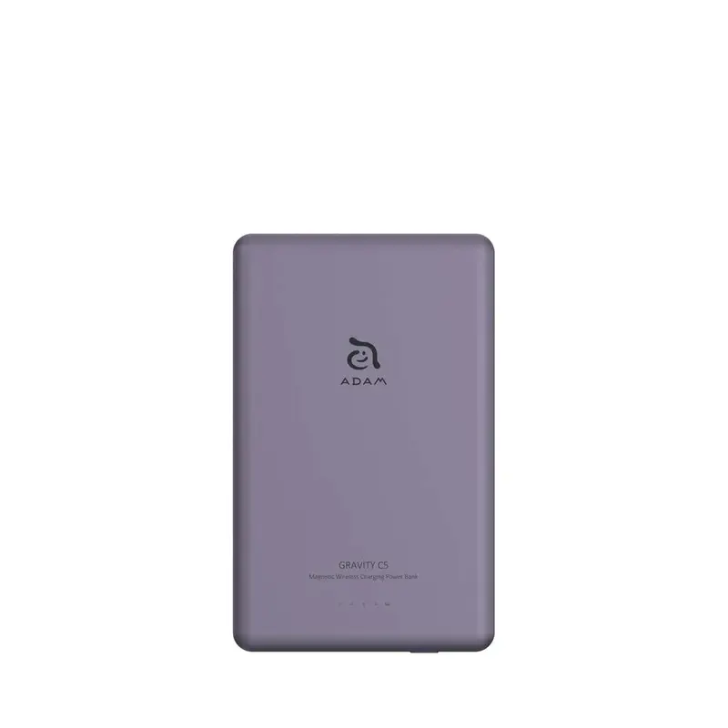Adam Elements GRAVITY C5 Magnetic Wireless Charging Power Bank 5000mAh - Purple