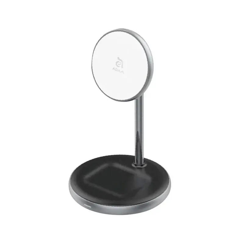 Adam Elements Omnia M2 Magnetic 2-in-1 Wireless Charger - Black