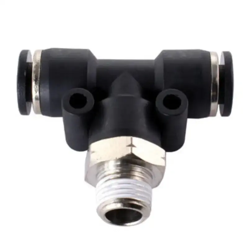 AndyMark Pneumatic Fitting 1/8 NPT Male Branch Tee 1/4 Tube