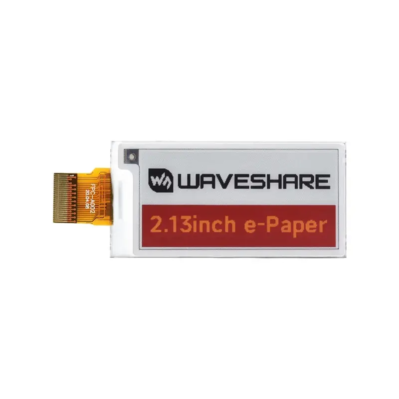 Waveshare 2.13" E-Paper (G) Raw Display, 250x122, Red/Yellow/Black/White