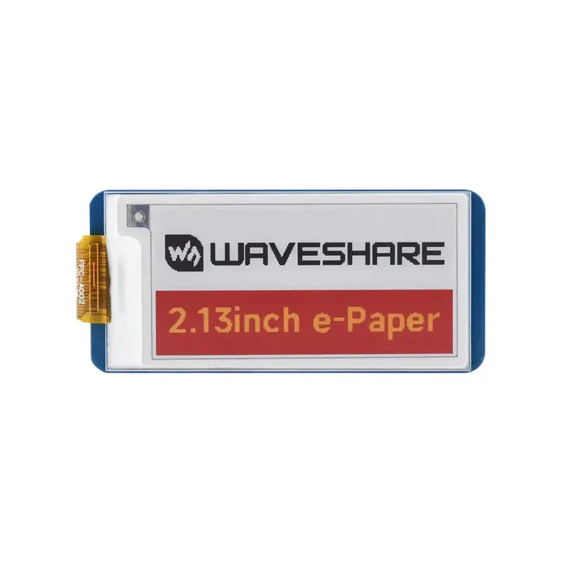Waveshare 2.13" E-Paper HAT (G), 250x122, Red/Yellow/Black/White, SPI Interface