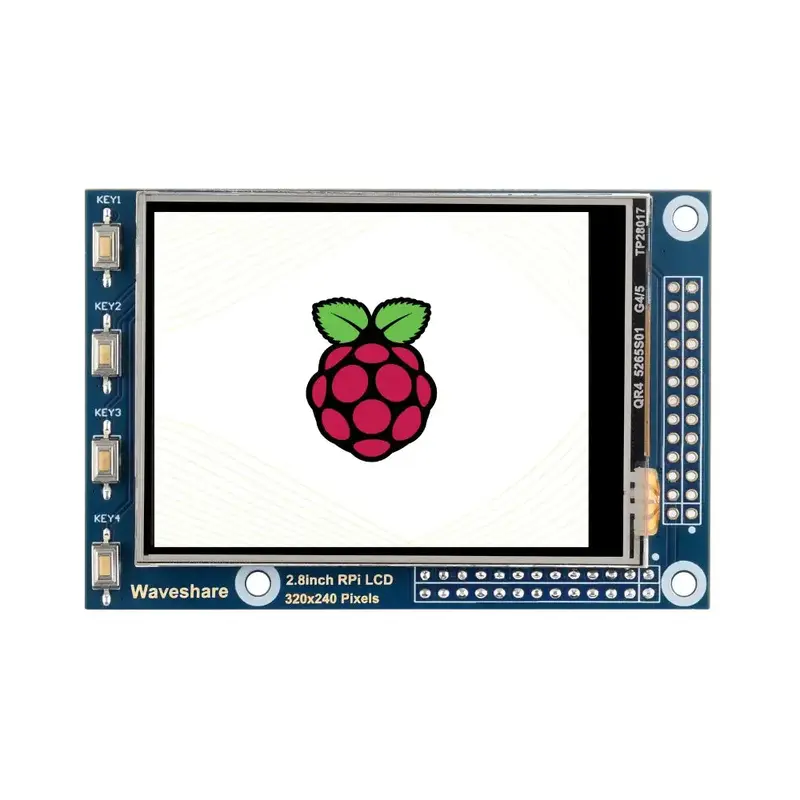 Waveshare 2.8 " RPi LCD (A), 320240, Resistive Touch Screen for Raspberry Pi