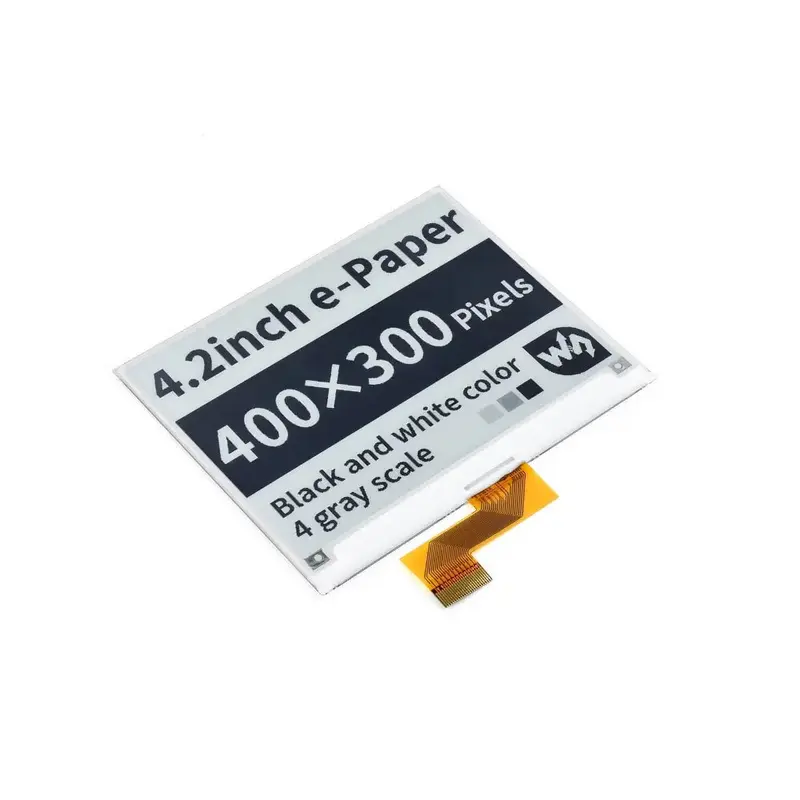 Waveshare 400x300, 4.2" E-Ink Raw Display