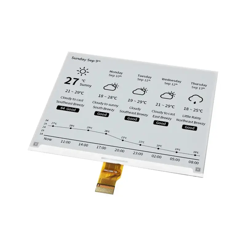 Waveshare 5.83" E-Paper E-Ink Raw Display, 648480, Black/White, SPI, w/o PCB