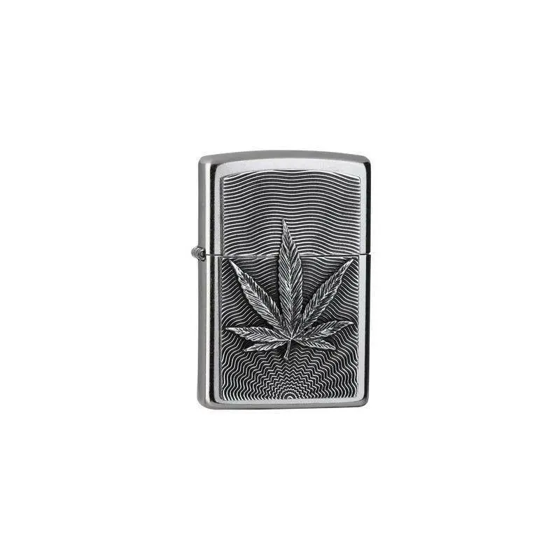 Zippo Armor Leaf Design