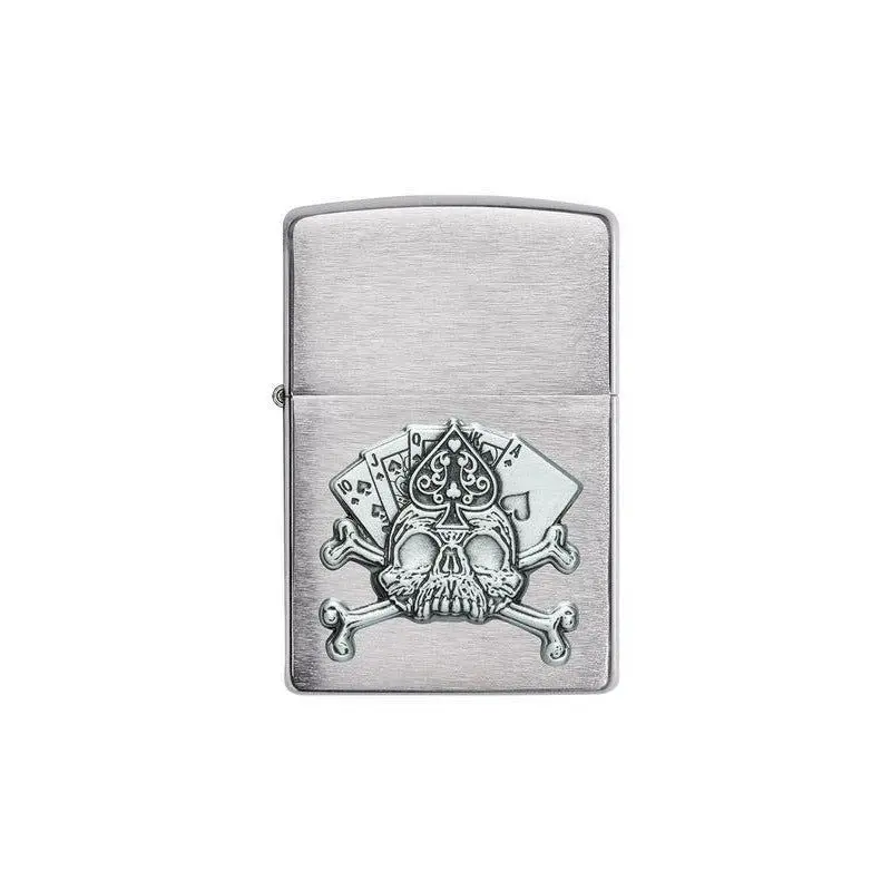 Zippo Card Skull Emblem Design