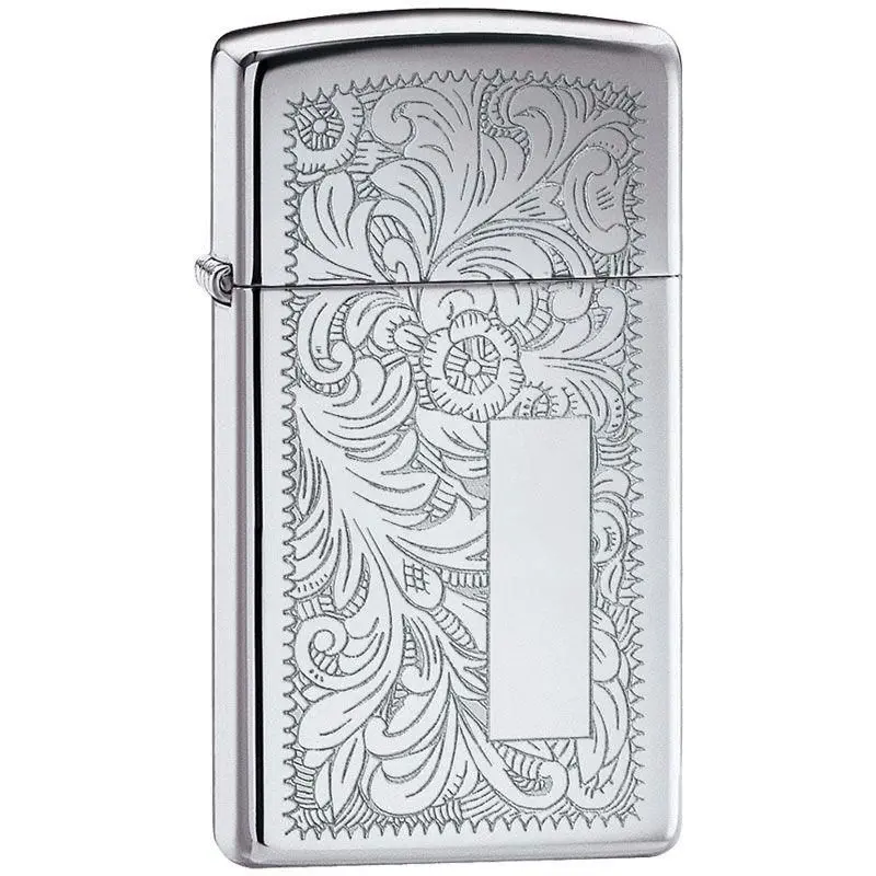 Zippo Chrome Slim Venetian