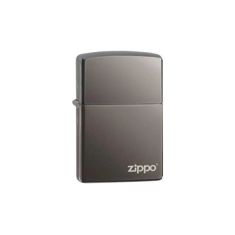 Zippo Classic Black Ice Zippo Logo