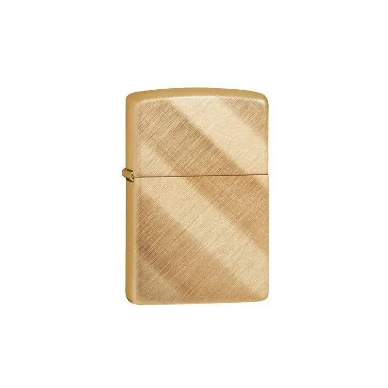 Zippo Diagonal Weave Brass