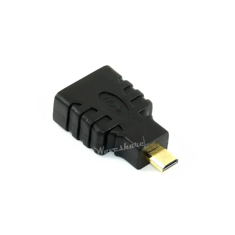 Waveshare HDMI Female to Micro HDMI Male Adapter for Raspberry Pi 4B