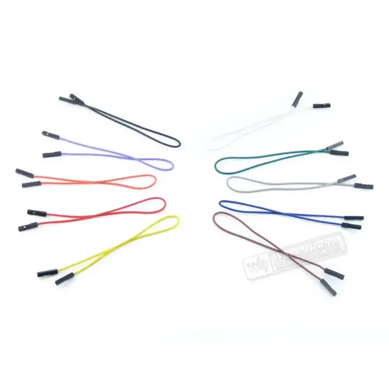 Waveshare Jumper Wire 1-Pin 2.54-Pitch 200mm (10 pcs Pack)