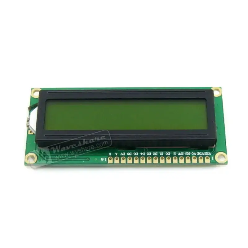 Waveshare LCD1602 (3.3V Yellow Backlight)