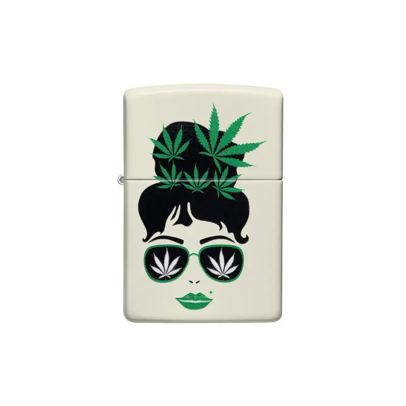 Zippo Cannabis Design - Glow in the Dark