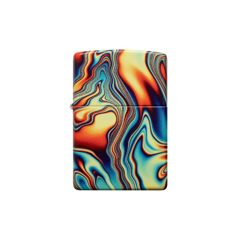 Zippo Colourful Swirl Pattern
