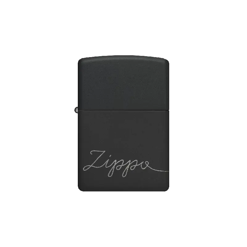 Zippo Design Black Matte