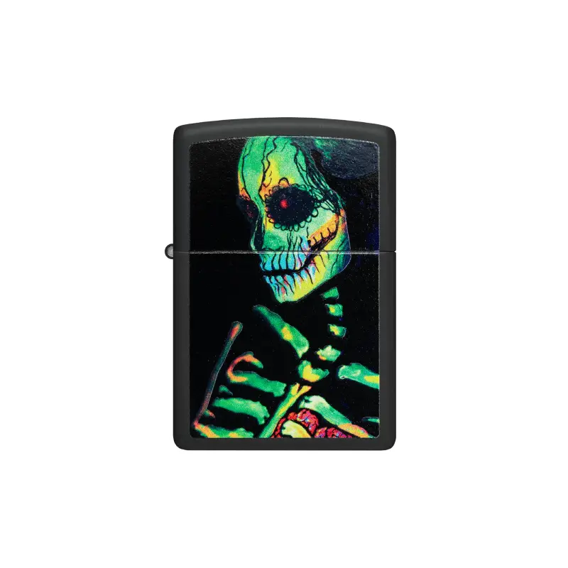 Zippo Glowing Skull Design