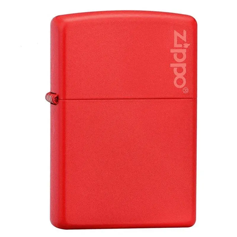Zippo Reg Red Matte Logo