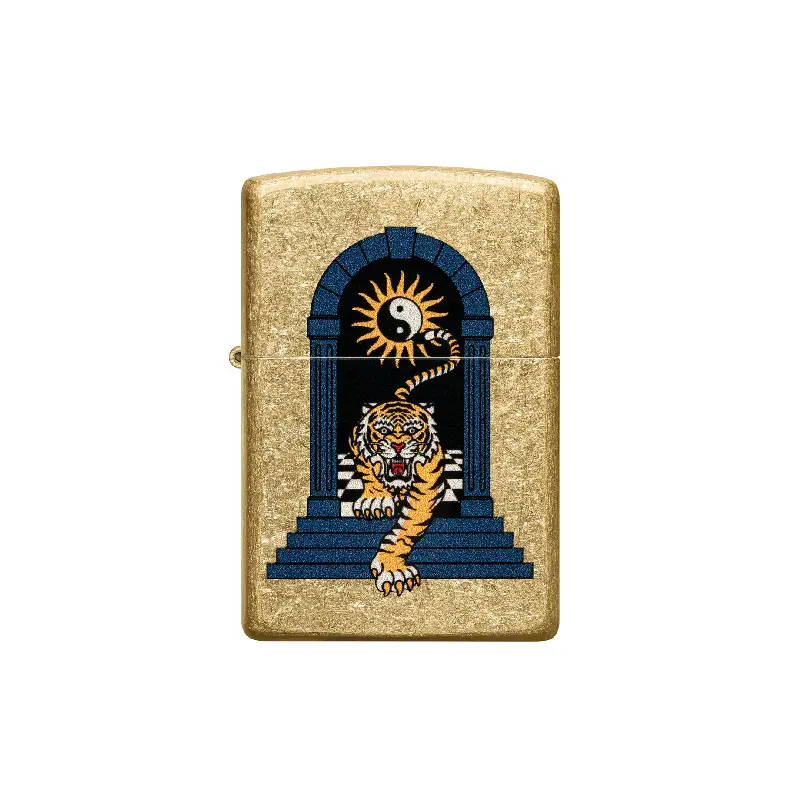 Zippo Tiger Tattoo Design