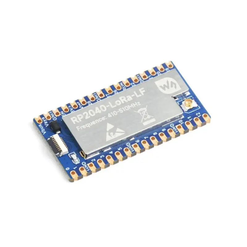 Waveshare RP2040-LoRa Dev Board, Integrates SX1262 RF Chip, Long-Range Communication (LF, no Adapter or Cable)