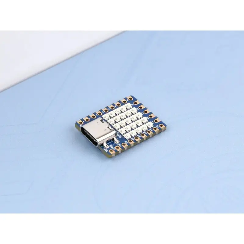 Waveshare RP2040-Matrix Development Board, Onboard 5 RGB LED Matrix, Based on RP2040