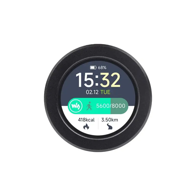 Waveshare RP2040 Microcontroller Development Board w/ 1.28" Round Touch LCD, Accelerometer & Gyroscope Sensor, Case