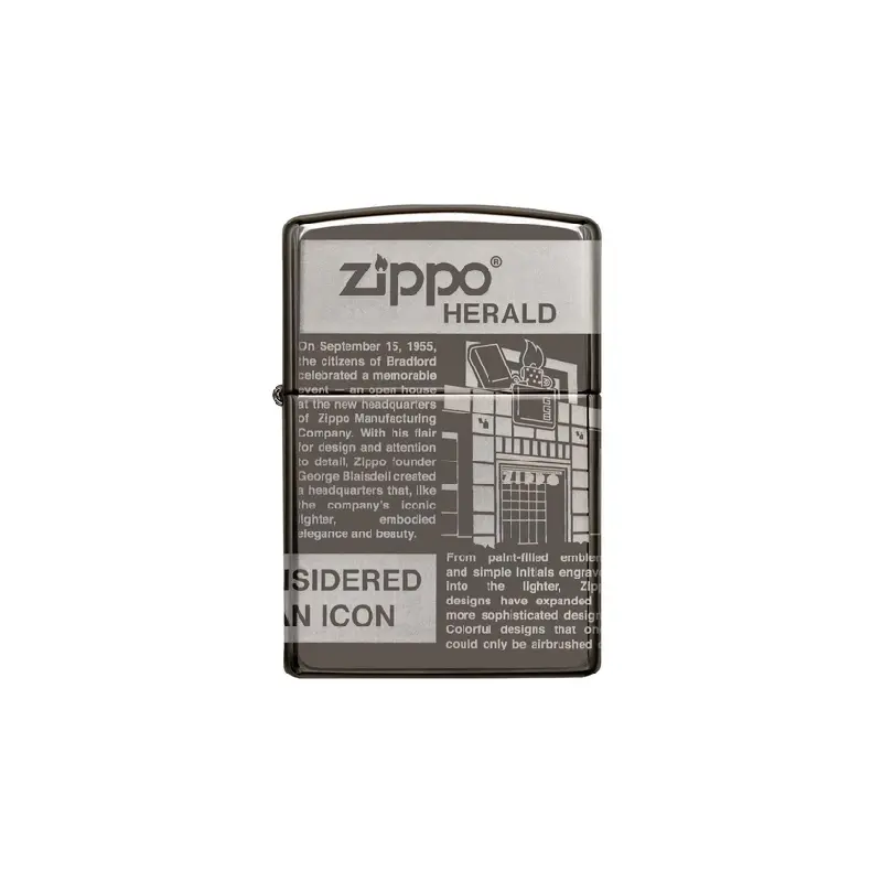 Zippo Newsprint Design