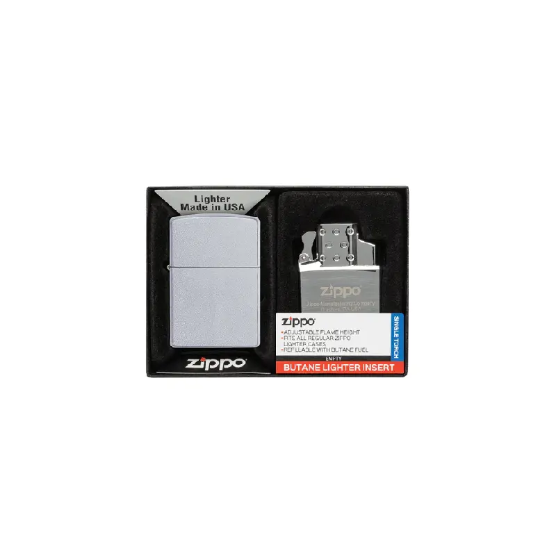 Zippo Satin Chrome Butane Insert Pack