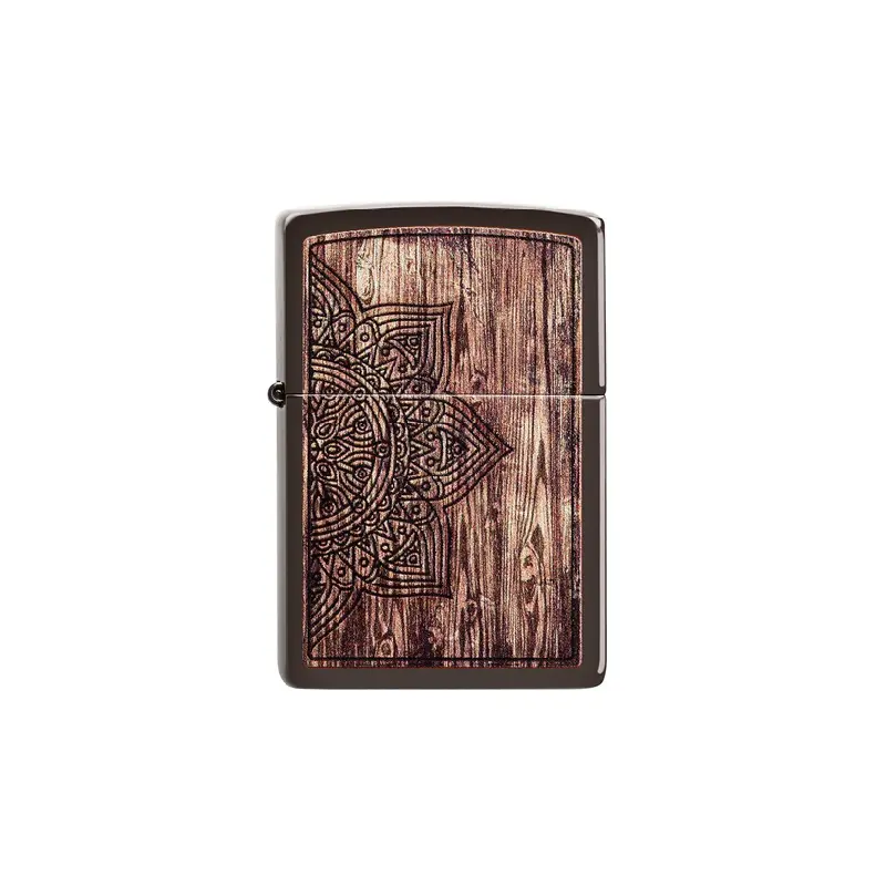 Zippo Wood Mandala