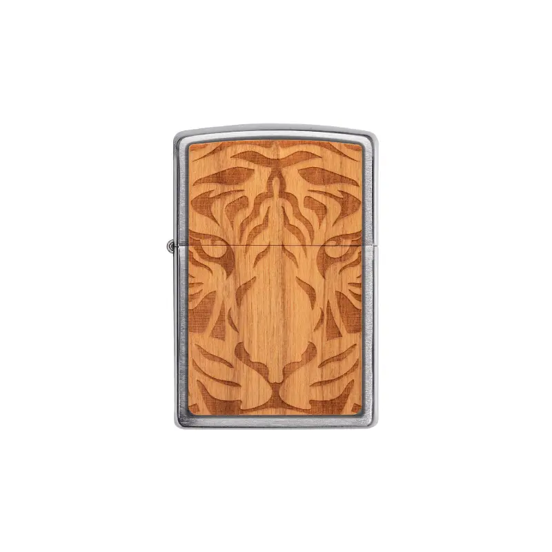 Zippo Woodchuck Cherry Tiger Head