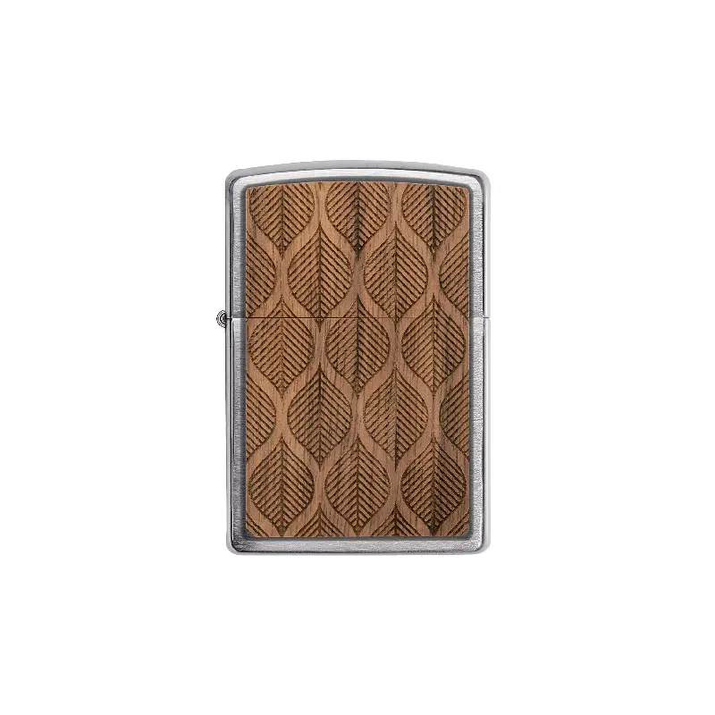 Zippo Woodchuck Walnut Leaves
