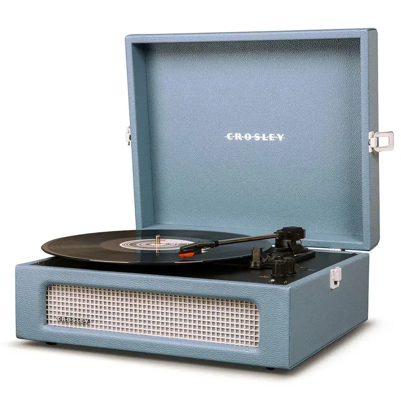 Crosley CR8017B Voyager TurnTable - Washed Blue