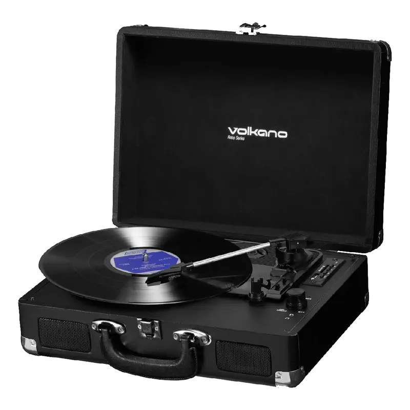 Volkano Retro Series (VK-3160-Bk) Turntable