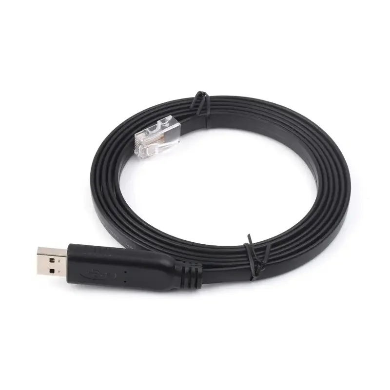 Waveshare Industrial USB to RJ45 Console Cable, USB Type A to RJ45 Console Male Port, FT232RL Chip, 1.8m Length