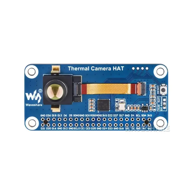 Waveshare Long-Wave IR Thermal Imaging Camera Module, Raspberry Pi IR Camera, 8062 Pixels (Type C Port, Wide Angle)