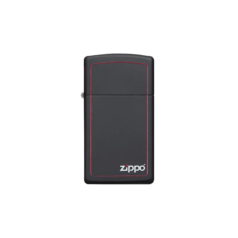 Zippo Slim Black Zippo Border