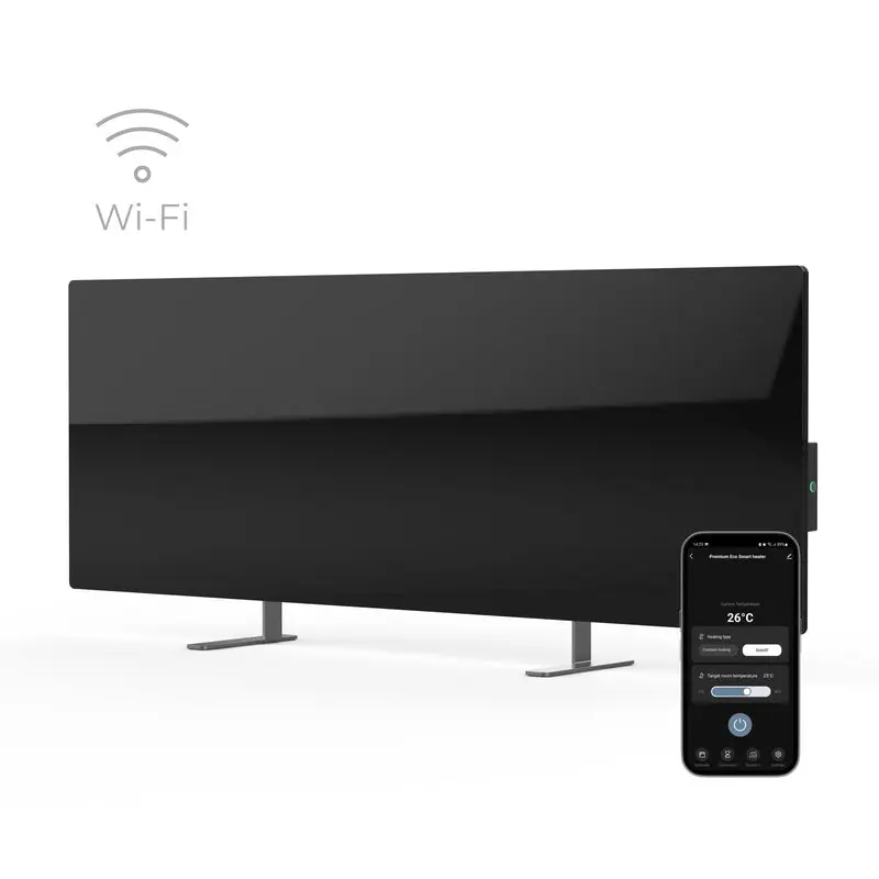 AENO AGH0002SSA Premium Eco Smart Heater 700W - Black