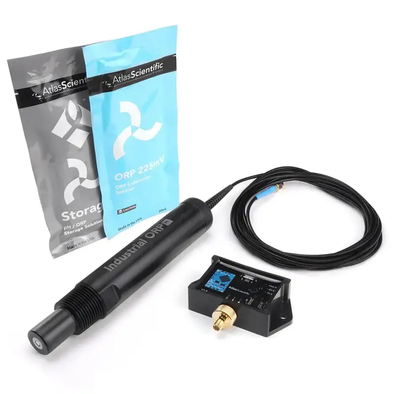 Atlas Scientific EZO Complete-ORP Kit w/ Gold Industrial Grade ORP Probe & CoC
