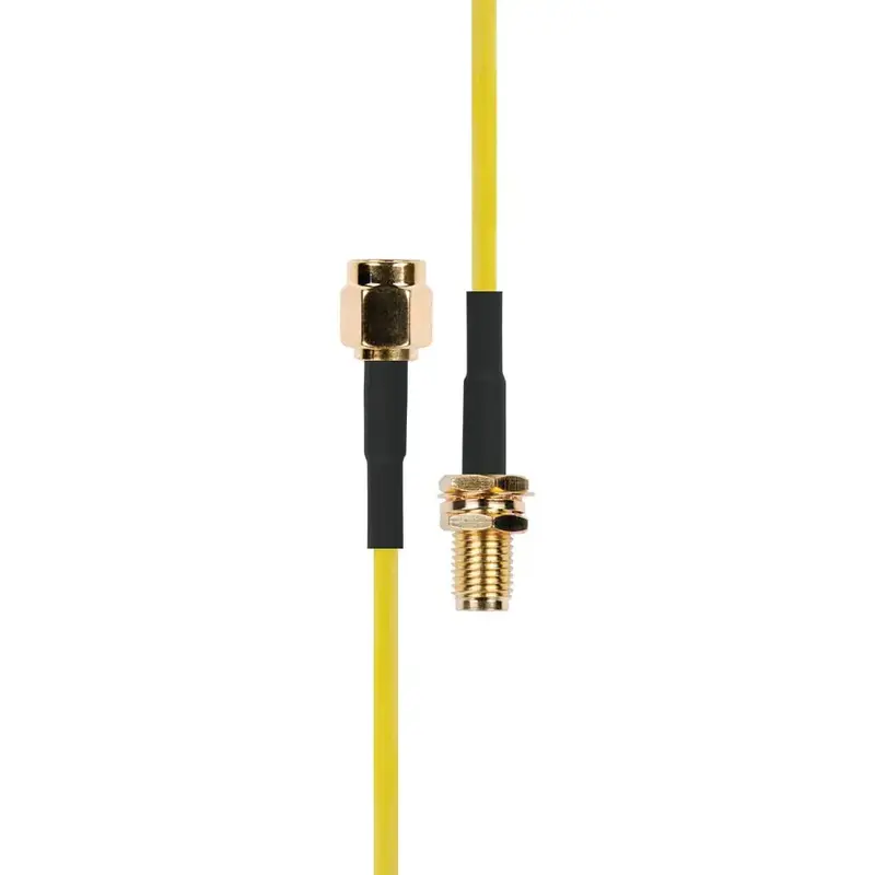 Atlas Scientific SMA Male to SMA Female Extension Cable - Yellow 3m